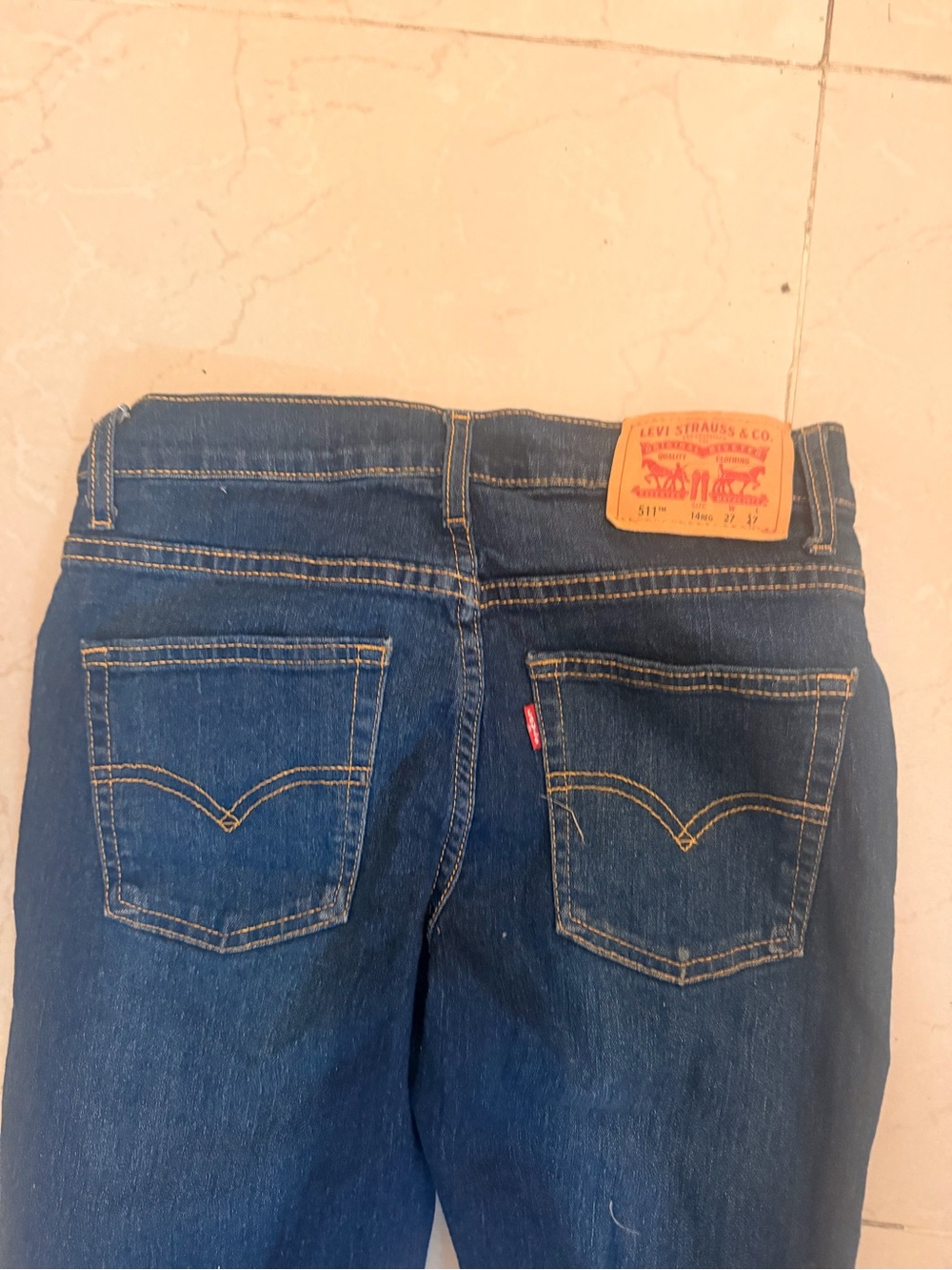 Levi's Women's Dark Blue Straight Leg Jeans